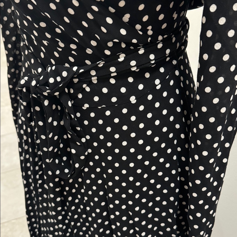 Zimmermann Polka Dot Wrap Dress - Picture 9 of 10